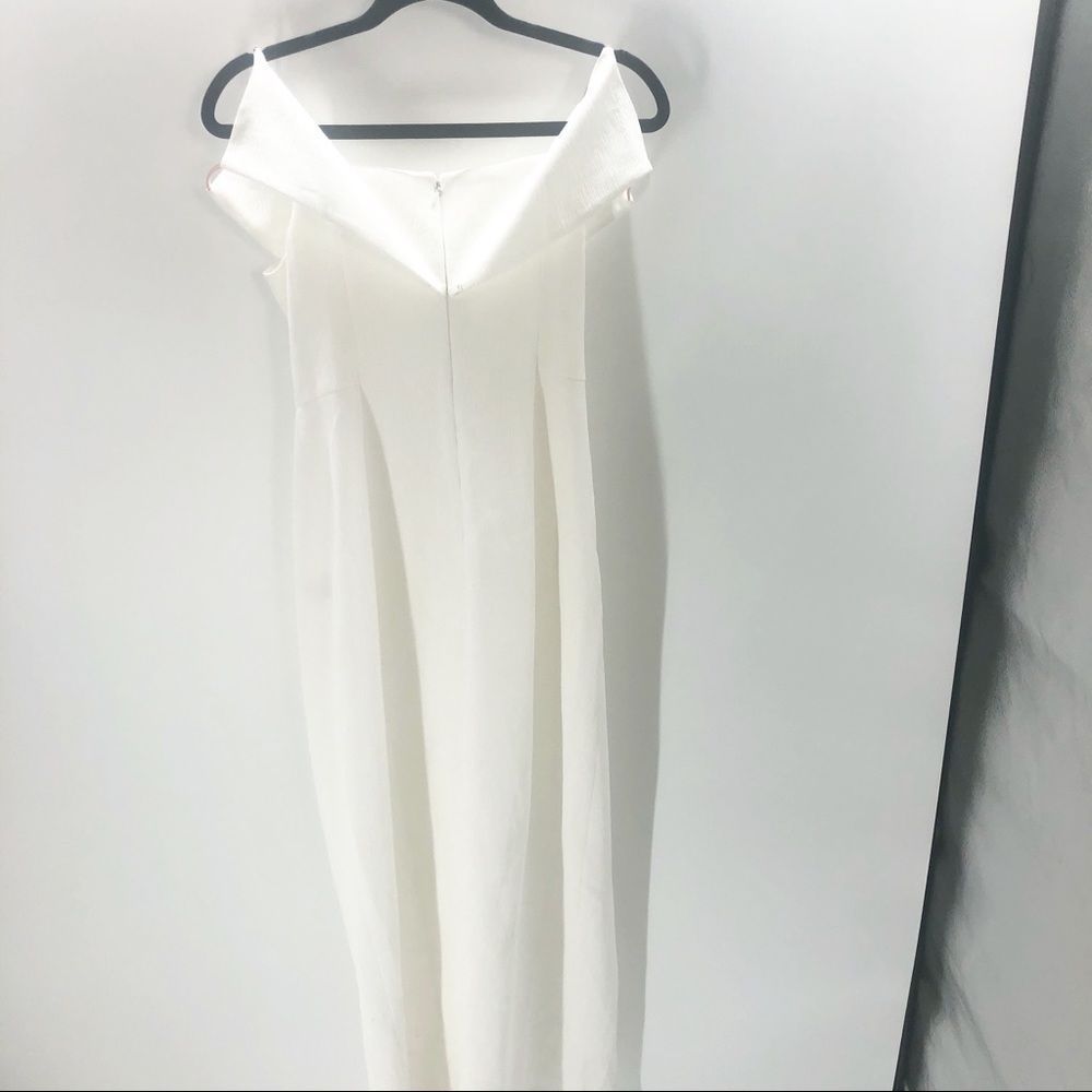 NWT StyleStalker Lana Off Shoulder Dress White M - Picture 6 of 6